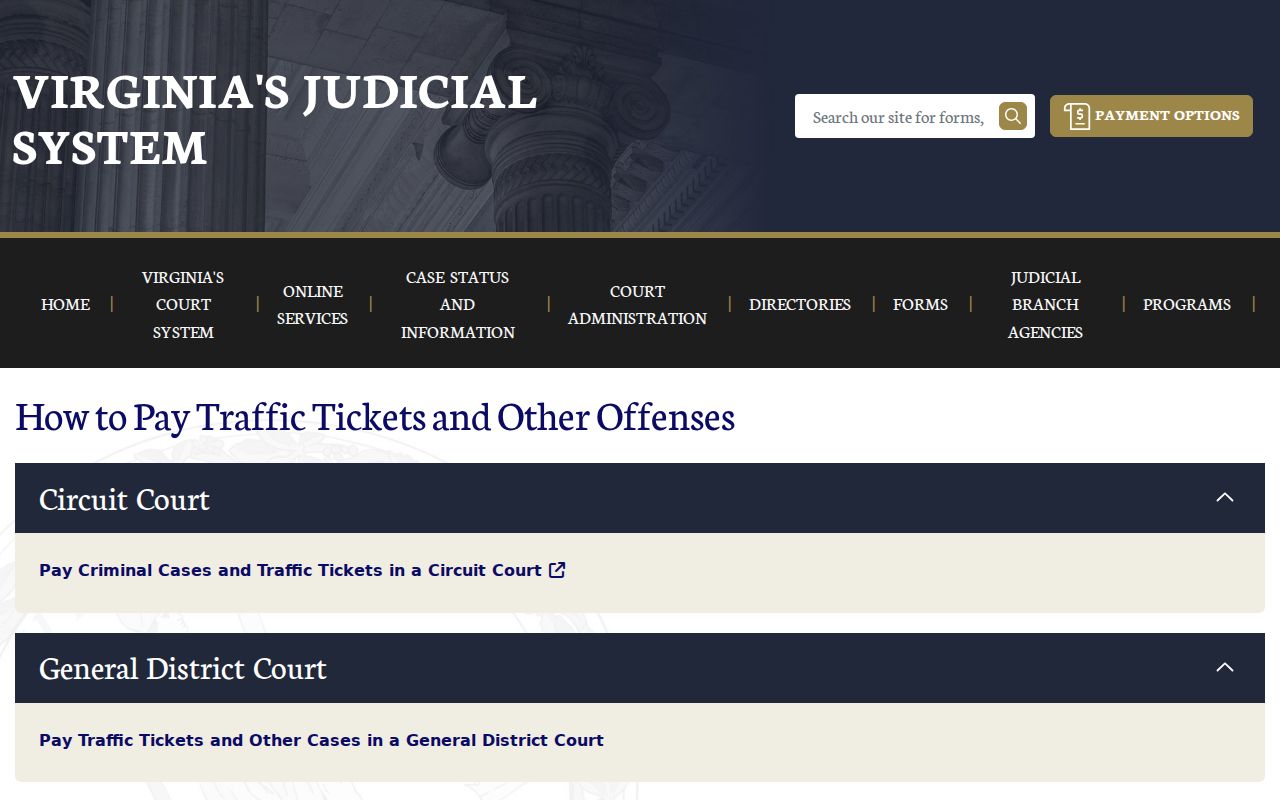 Isle of Wight County traffic warrant court ticket payment information